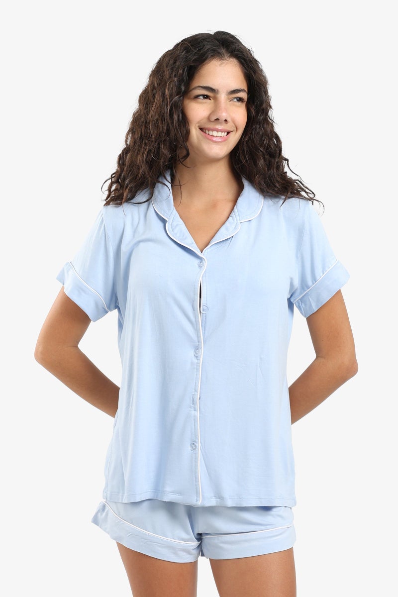 Carina Classic Poplin Pyjama Set - Image 1